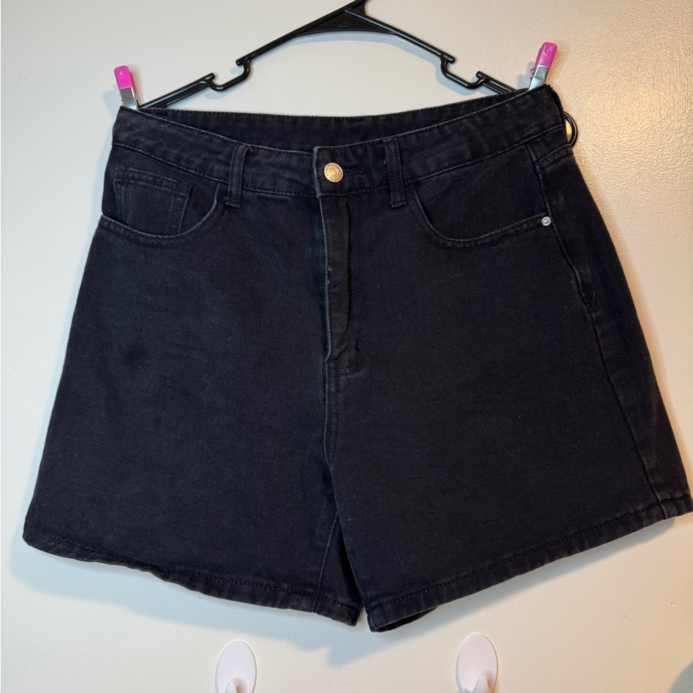 SHEIN Black Denim Women's Shorts